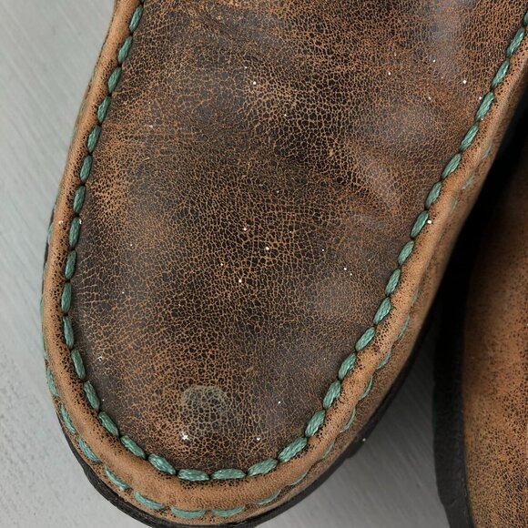 Twisted X Women's Size 9.5M Chukka Driving Moc Brown All Leather Ankle Boots - Picture 7 of 16